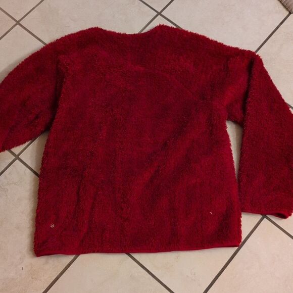 NWT Lululemon Oh So Sherpa Full Zip Jacket Dark Red Size 8 - Picture 3 of 14